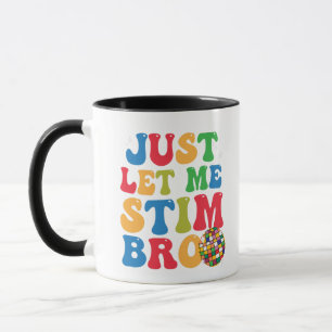 Grappig autisme bewustzijn laat me gewoon stim mok