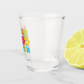 Grappig Autisme Bewustzijn Rizz'em met The Tism Shot Glas (Rechts)