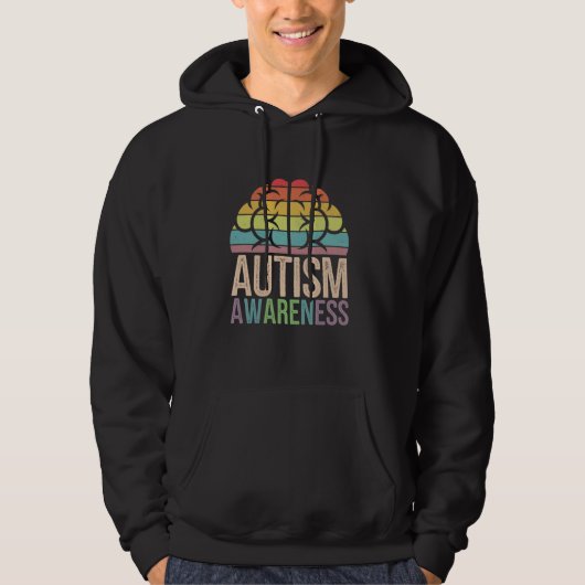 Grappig Autisme Bewustzijn Wereld Neurodiversiteit Hoodie (Voorkant)