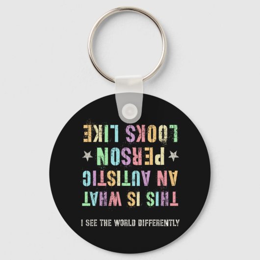 Grappig autisme Dit is hoe autisme eruit ziet als Sleutelhanger (Voorkant)