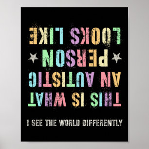 Grappig Autisme Dit Is Hoe Autistisch Er Uit Ziet  Poster