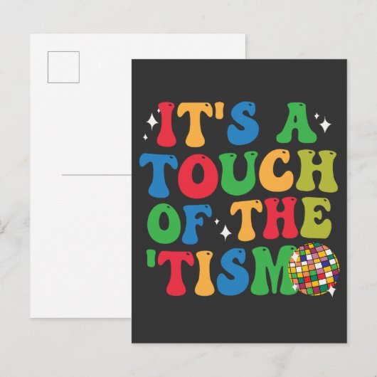 Grappig Autisme Het Is Een Beetje Van De 'Tism Gro Uitnodiging Briefkaart (Voorkant / Achterkant)