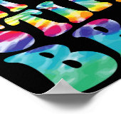 Grappig autisme laat me gewoon stim bro tie dye au poster (Hoek)