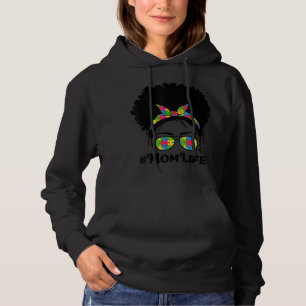Grappig autisme mam Bun Shirt voor vrouwen. Deze C