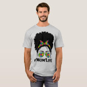 Grappig autisme mam Bun Shirt voor vrouwen. Deze C (Voorkant volledig)