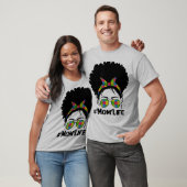 Grappig autisme mam Bun Shirt voor vrouwen. Deze C (Unisex)