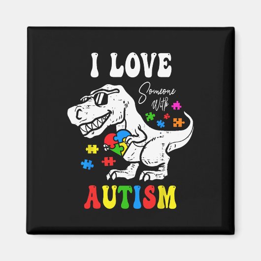 Grappig autisme Rizz Em met de Tism Meme Autistic Magneet (Voorkant)