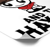 Grappig autisme Shirt kreeg dat yee haw'tisme en h Poster (Hoek)