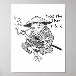 Grappig Autisme Twas The Tism M Lord Frog Meme Ina Poster