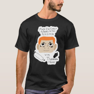 Grappig Autistisch Advies over het Vermijden van O T-shirt