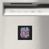Grappig Autistisch Racoon Autisme Meme Rizz Em met Magneet (Insitu (Vaatwasser))