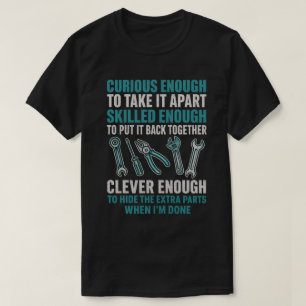 Grappig Automechanicus Citaat T-shirt