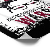 Grappig AVM arterioveneuze malformatie bewustzijn, Poster (Hoek)