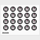 Grappig AVM arterioveneuze malformatie bewustzijn, Ronde Sticker (Vel)