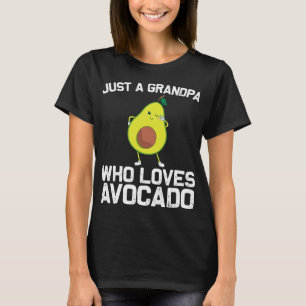 Grappig avocado cadeau voor opa papa gezond dresso t-shirt