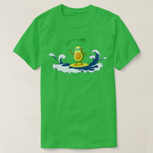 grappig avonturiesurft t-shirt (Design voorkant)