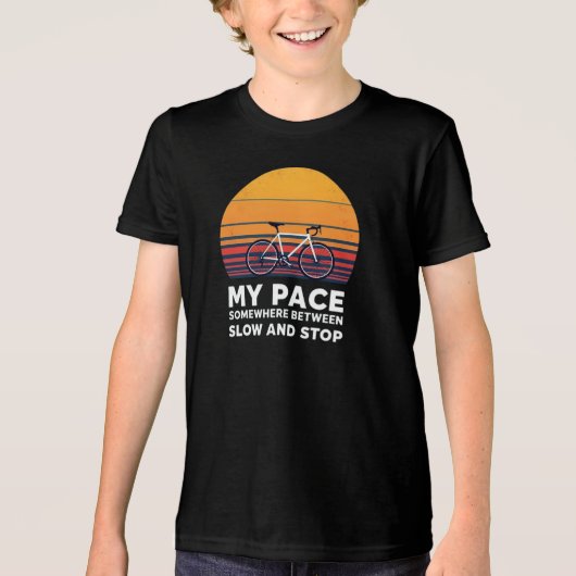 Grappig Avontuur Fietsen Lover Quote Tri-Blend Shirt (Voorkant)