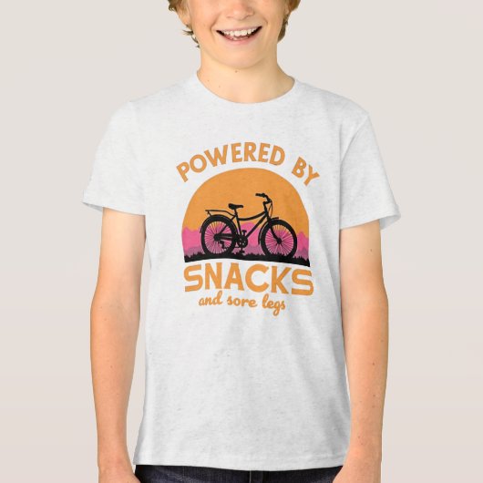 Grappig Avontuur Fietsen Quote voor Riders Lover Tri-Blend Shirt (Voorkant)