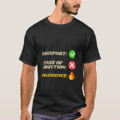 Grappig avontuur reizen t-shirt (Voorkant)