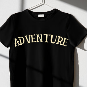 Grappig avontuur wacht op u t-shirt