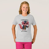 Grappig Axolotl Afstudeer Is Het Voorbij T-Shirt C (Voorkant volledig)