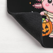 Grappig Axolotl Halloween Shirt voor Kids Boys Gir Muismat (Hoek)