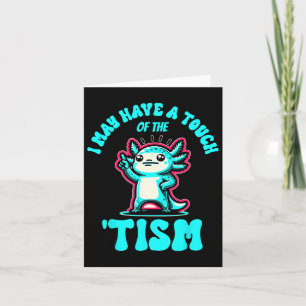 Grappig Axolotl, ik heb misschien een tikje van de Kaart