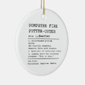 Grappig baas cadeau vuilnisbrand opruimer ornament (Rechts)