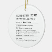 Grappig baas cadeau vuilnisbrand opruimer ornament (Links)