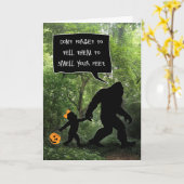 Grappig Baby-biefeestenmeisje Kaart (Gele Bloem)