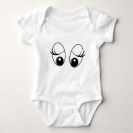 Grappig Baby Bodysuit met Curious Eyes