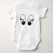 Grappig Baby Bodysuit met Curious Eyes (Achterkant)