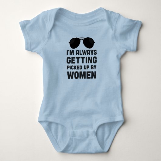Grappig Baby Boy Bodysuit (Voorkant)