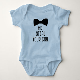 Grappig Baby Boy Bodysuit - Mr Steal Uw Meisje