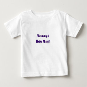 Grappig baby boy shirt ~ Mama's nieuwe Man!