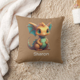 Grappig Baby Dragon Chinees Nieuwjaar Kussen