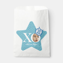 Grappig baby gezicht 1e verjaardagsdeel | Blauwe s Bedankzakje