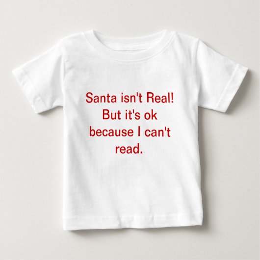 Grappig Baby kerstShirt (Voorkant)