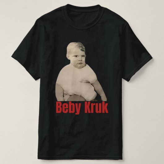 Grappig Baby Kruk shirt, Baby Kruk mannen T-shirt (Design voorkant)