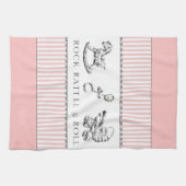 Grappig Baby Meisje Theedoek (Horizontaal)