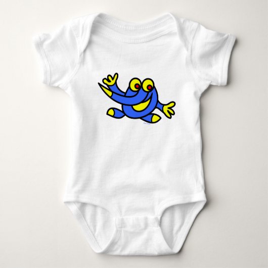 grappig baby mode bodysuit van jangocreation baby (Voorkant)