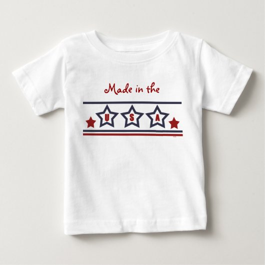 Grappig Baby Shirt gemaakt in de VS (Voorkant)