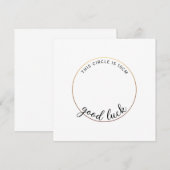 Grappig Baby shower 10 cm Zwangerschap Nieuw Baby  Kaart (Voorkant / Achterkant)