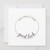 Grappig Baby shower 10 cm Zwangerschap Nieuw Baby  Kaart (Voorkant)