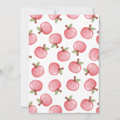 Grappig Baby shower Teddy Bear Honey Bee Invitatio Kaart (Achterkant)