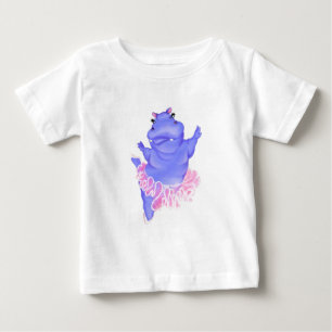 Grappig Baby T-shirt Ballerina Hippo Ballet Dancer