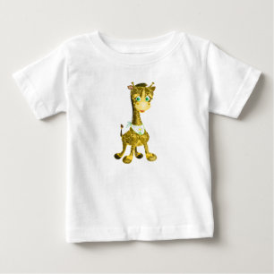 Grappig Baby T-shirt met Happy Baby Giraffe