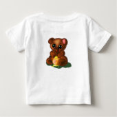 Grappig Baby T-shirt met Honey Beer (Achterkant)