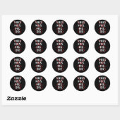 Grappig Bachelor Master Doctoraat Degree Dr. PhD Ronde Sticker (Vel)