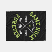 Grappig Bachelor Party Groom Ontwerp Hetzelfde Gat Fleece Deken (Voorkant (Horizontaal))